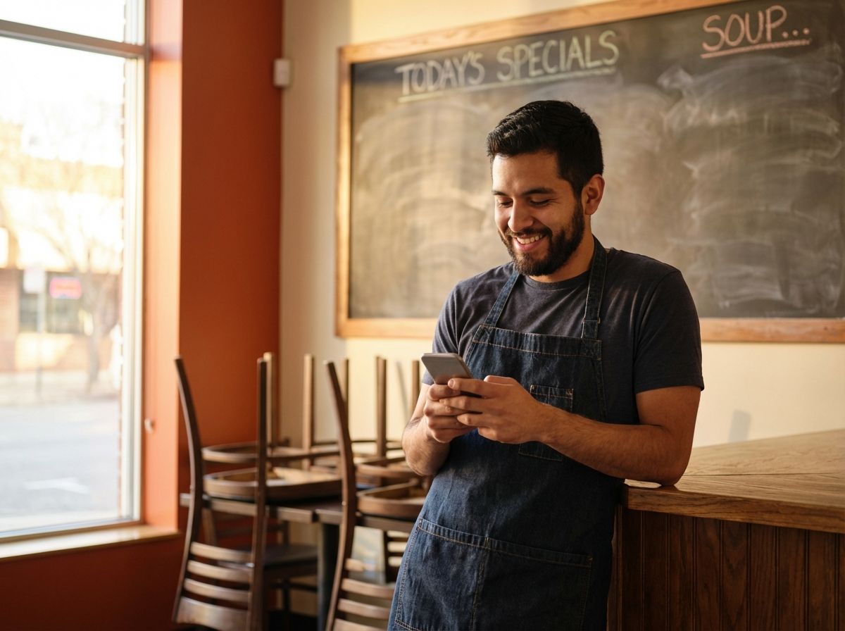 Actualización del menú digital